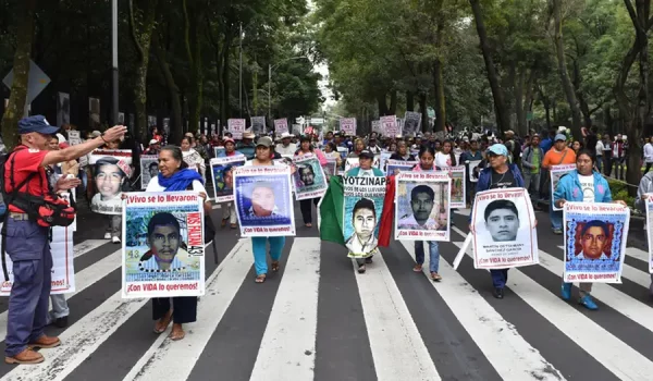 Las protestas sociales para exigir justicia en el caso Ayotzinapa son constantes en México.