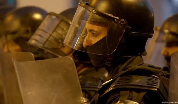 Policías ecuatorianos en una imagen reciente.