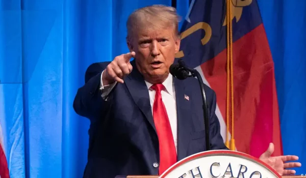 Donald Trump habla ante la Convención republicana en Greensboro, Carolina del Norte. (Archivo: 10.06.2023)