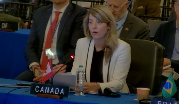 Canciller Mélanie Joly: «Canadá siempre va a apoyar a las personas de Nicaragua»