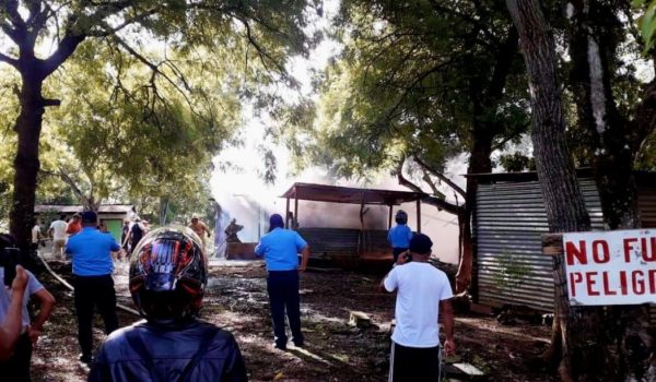 Explosión en taller de pólvora en Masaya deja daños económicos