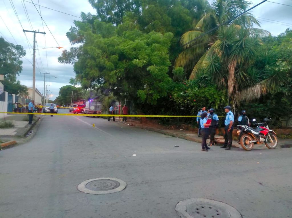 La Policía acordó el sitio donde fue ultimada Lucrecia Díaz. LA PRENSA/ Cortesía 