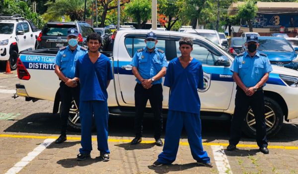 Dos capturados por crimen de vigilante en barrio costero de Managua