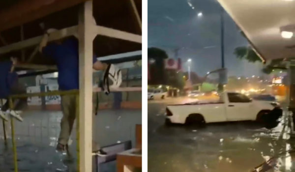 Fuertes lluvias causan inundaciones en Managua