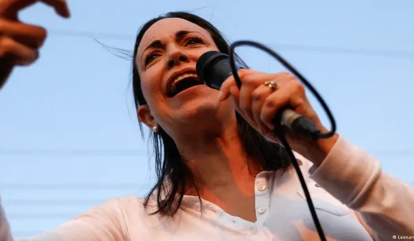 María Corina Machado, precandidata presidencial inhabilitada por Maduro. (Archivo: 27.03.2023)
