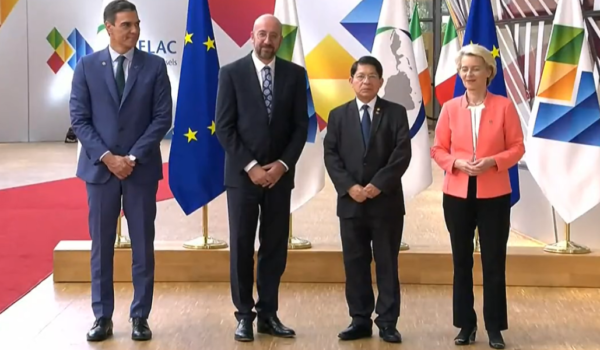 La UE y Celac pactan sin Nicaragua una declaración final que condena la invasión rusa en Ucrania