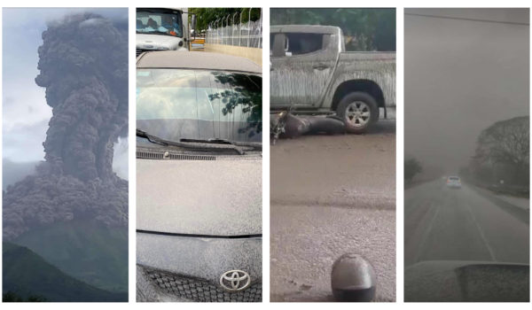Cenizas expulsadas por el volcán San Cristóbal causaron daños leves en Chinandega