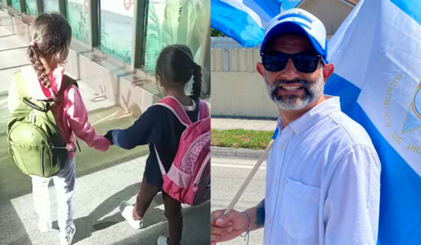 Excarcelado político Róger Reyes se reencuentra con su familia en EE. UU.