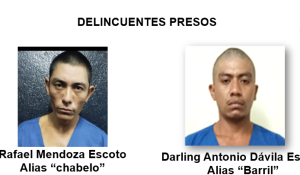 Capturan a líderes de banda señalada de matar a 28 personas en distintas partes de Nicaragua