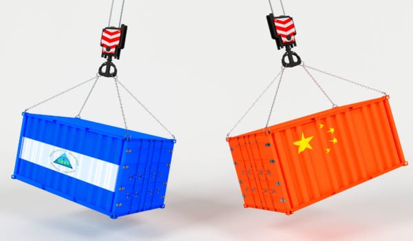 TLC entre Nicaragua y China. productos chinos sin aranceles