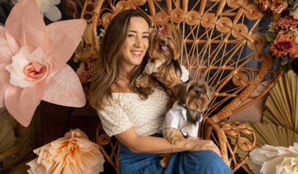 Cortesía Patrícia Camargo y Mateus Santana "No es un reemplazo, es una opción. Los trato como a mis hijos", dice Patrícia.