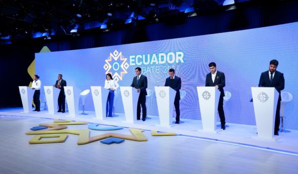 Pocas coincidencias en el debate electoral de Ecuador que puso en la mirilla a Lasso