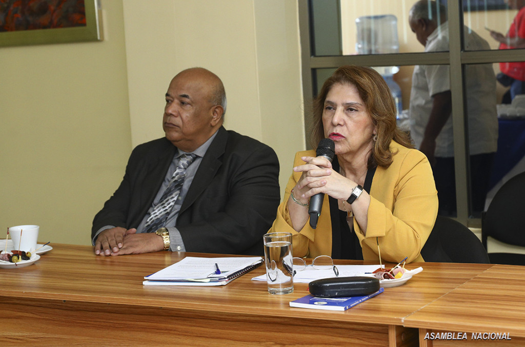 Ana Julia Guido, quien fue removida del cargo de fiscal general, junto al fiscal adjunto Julio González