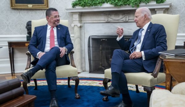 Biden agradece a Chaves el apoyo de Costa Rica en el manejo de flujos migratorios