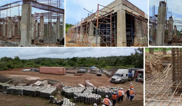 Construcción del hospital departamental de Nueva Guinea avanza a paso lento