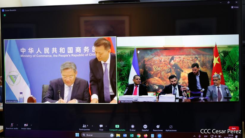 Nicaragua firmó TLC con China
