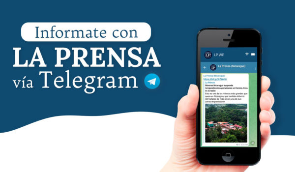 Unite al canal de Telegram de LA PRENSA y recibí las noticias más importantes de Nicaragua y el mundo
