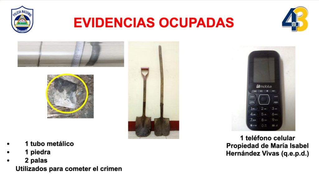 Estas las evidencias apretadas como prueba por la Fiscalía en el juicio.  