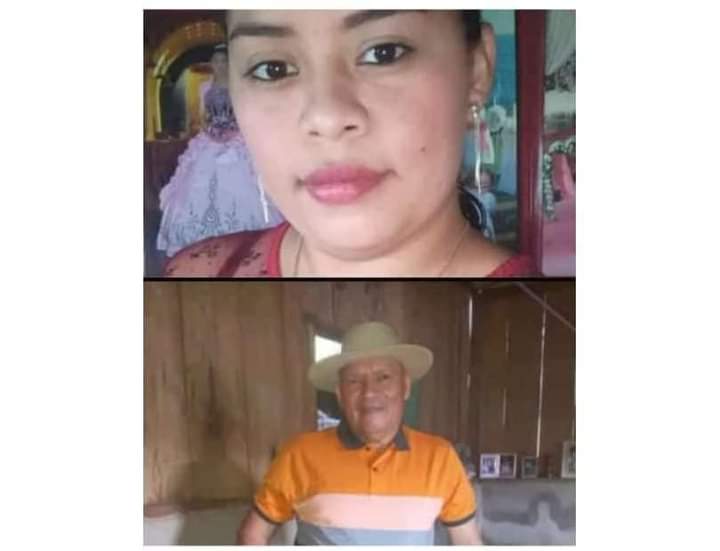 Meylin Zamora Duarte y su padre Gabriel Zamora Blandón asesinados por  la pareja de Meylin. 