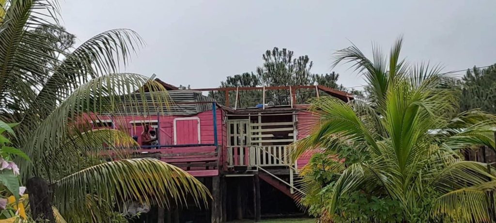 Un tornado afecto a viviendas en barrio Loma Verde en Bilwi