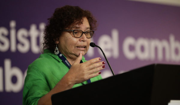 La activista salvadoreña Morena Herrera está entre las nominadas al Premio Sájarov 2023