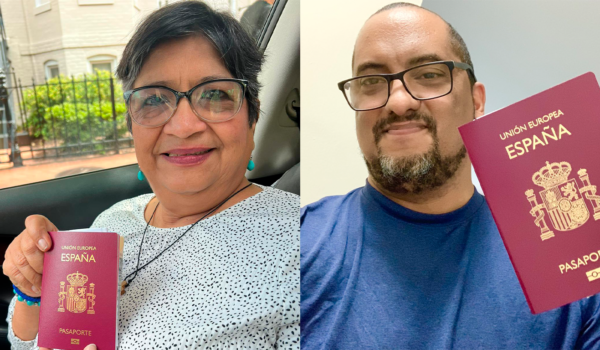 «Estábamos muertos civilmente y ya nos dieron vida». Los nicaragüenses desterrados que ya tienen pasaporte español