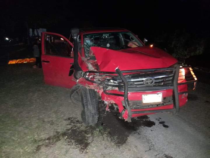 Esta es la camioneta que Daniel Rosales Frixione conducía a exceso de velocidad. LA PRENSA/Redes sociales
