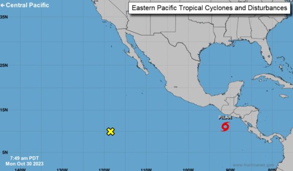Tormenta tropical Pilar causa lluvias en Nicaragua