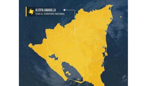Nicaragua declara alerta amarilla en todo el territorio nacional