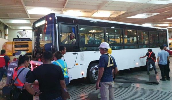 Llegan a Nicaragua 250 buses que compró el régimen a una empresa china