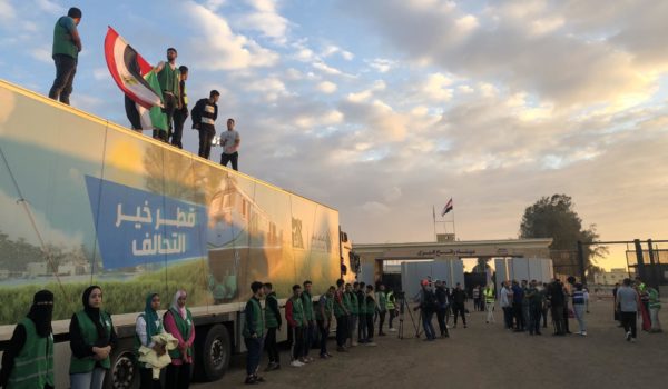 La ayuda humanitaria de la ONU lleva más de 72 horas a la espera de ser distribuida a Gaza