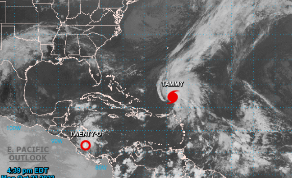 Se forma una depresión tropical en Caribe Sur de Nicaragua