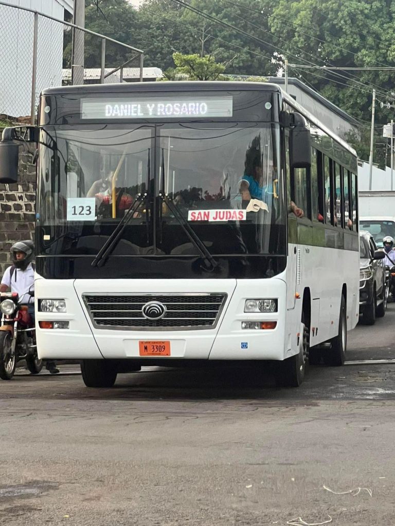 buses chinos, Nicaragua
