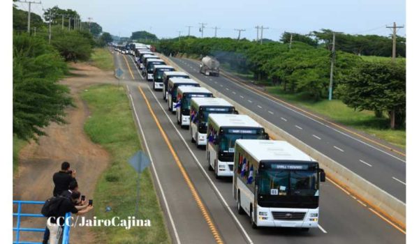 200 buses chinos llegan al país, 50 menos de los anunciados por la dictadura