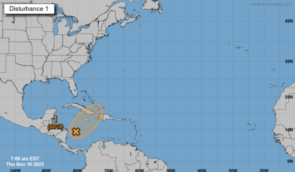 Formación en el Caribe vuelve a tomar fuerza para convertirse en depresión tropical