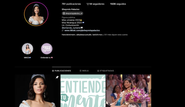 Redes sociales de Sheynnis Palacios, Miss Universo 2023, explotan tras su coronación