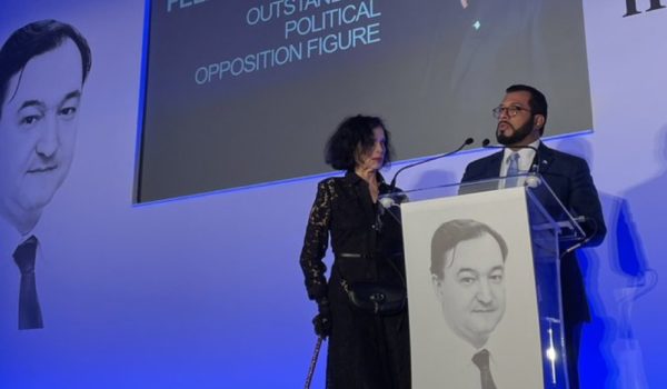 Félix Maradiaga dedica el Premio Sergei Magnitsky a los presos políticos de Nicaragua