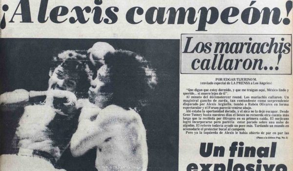 Hace 50 años Alexis Argüello paralizó al país. Así fue cómo lo contó LA PRENSA