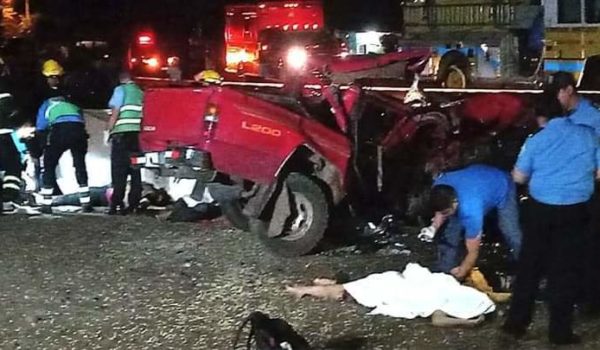 Tragedia en Acoyapa: seis personas mueren en un accidente de tránsito
