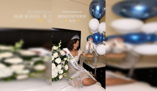 Sheynnis Palacios en su primera sesión oficial de fotos como Miss Universo