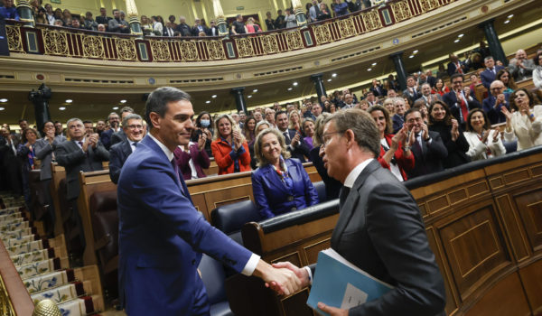 El Congreso español reelige al socialista Pedro Sánchez como presidente del Gobierno