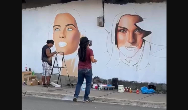Impiden a artistas pintar mural en homenaje a Miss Universo, Sheynnis Palacios, en Estelí