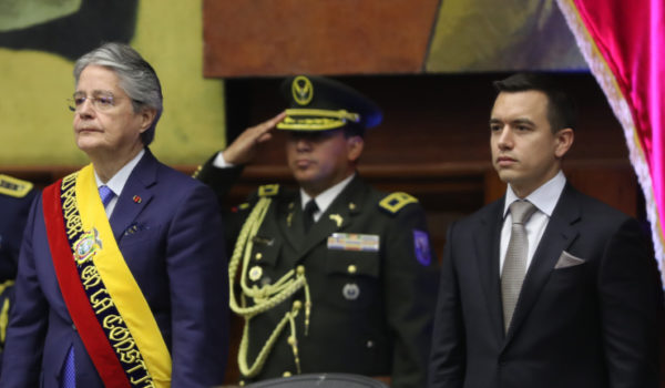 Daniel Noboa jura como presidente de Ecuador y sucede a Guillermo Lasso