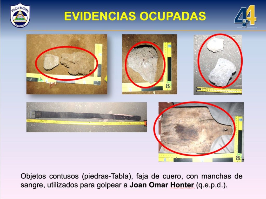 Estas son las evidencias recolectadas por la Policía en la escena del crimen. LA PRENSA/ Policía