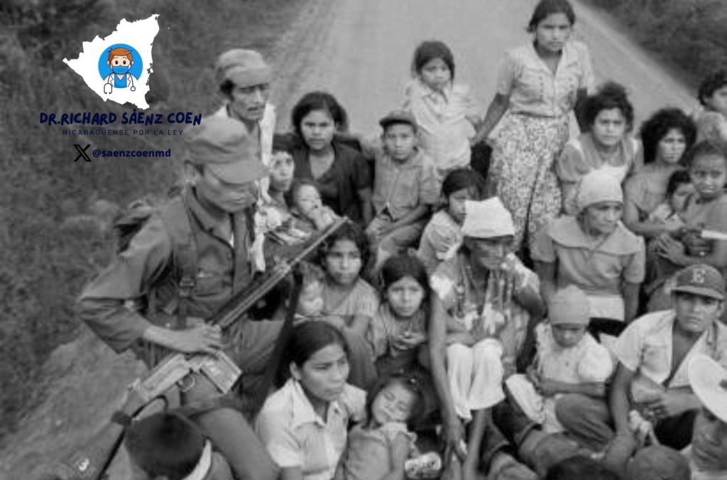 En la diciembre de 1981, unos ocho mil indígenas fueron desplazados a la fuerza por el Ejército sandinista y obligados a vivir en campos de concentración.