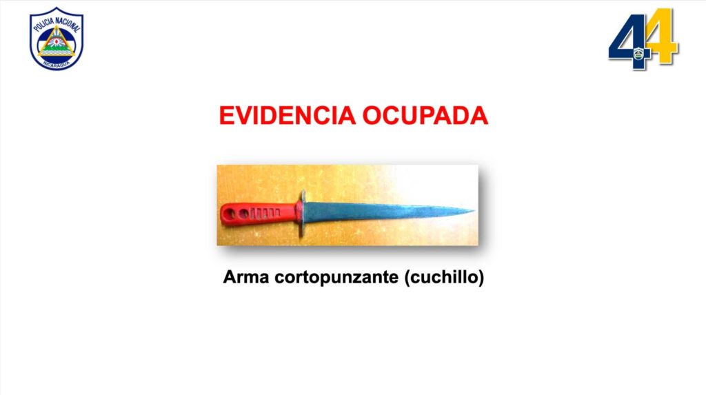 Este el cuchillo con el cual presuntamente Gerardo Hernández atacó a -- LA PRENSA/ Policía.