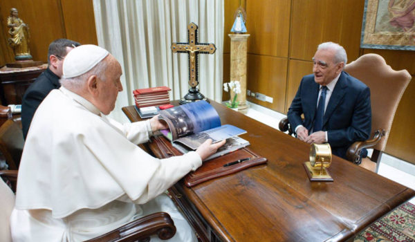 El papa se reunió con Martin Scorsese, que prepara una película sobre Jesús