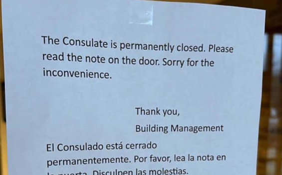 Régimen orteguista cierra consulado en Houston, Texas