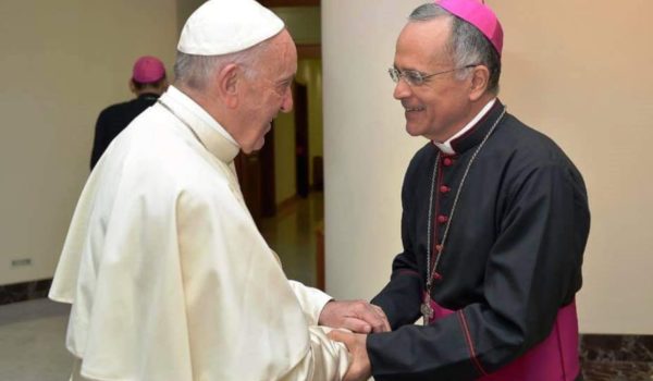 Papa Francisco confirma como obispo auxiliar de Managua a monseñor Silvio Báez