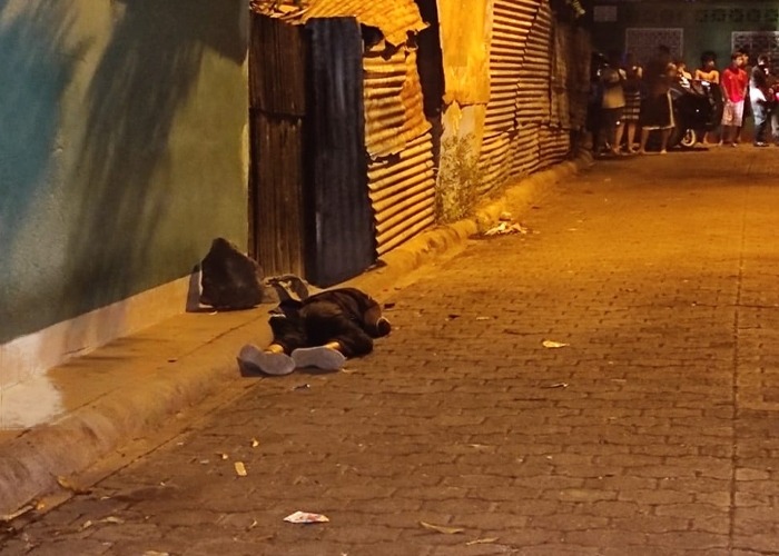 En una calle del barrio Villa Vallarta quedó el cadáver de José Benito Navarrete LA PRENSA/ Redes sociales.